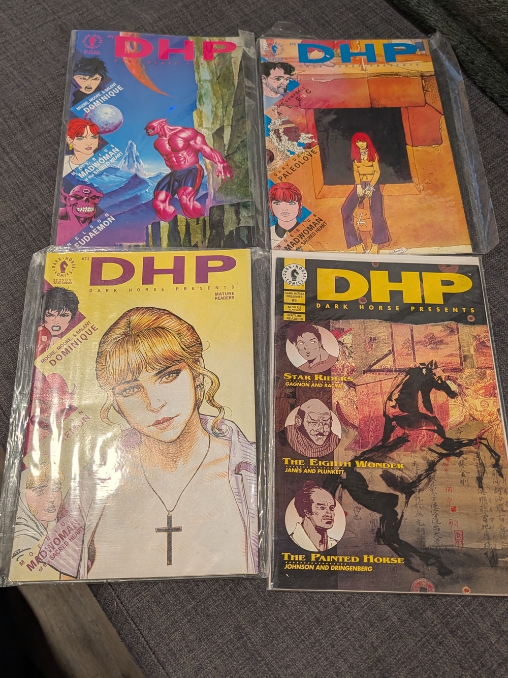 DHP (Dark Horse Presents) Comic Set - Yellow, Red, Black Covers